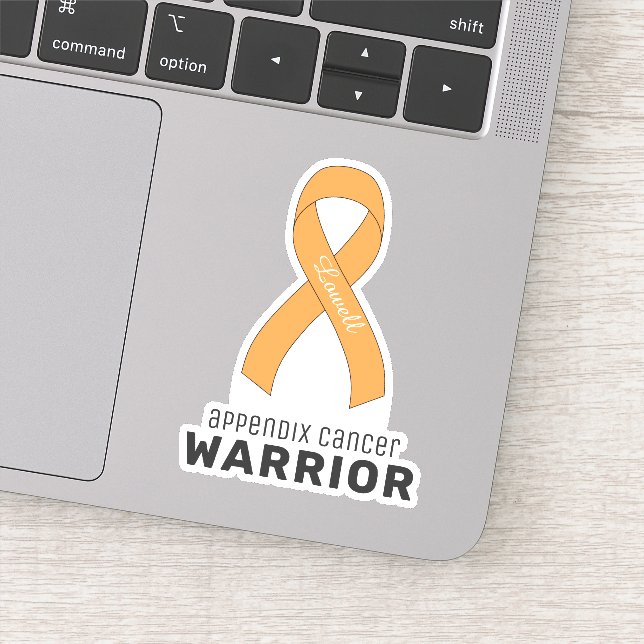 Appendix Cancer Vinyl Sticker (Detail)