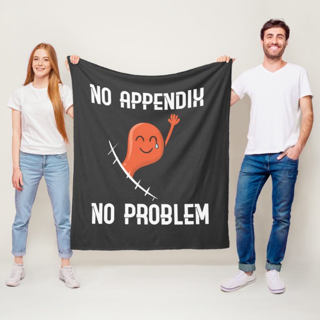 Appendix Removal Sympathy Fleece Blanket (In Situ)
