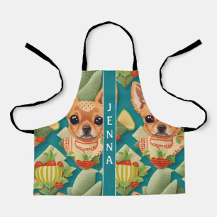 Appenzeller Dog Mosaic Colourful Custom Pattern Apron