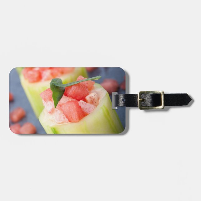Appetizer Luggage Tag (Front Horizontal)