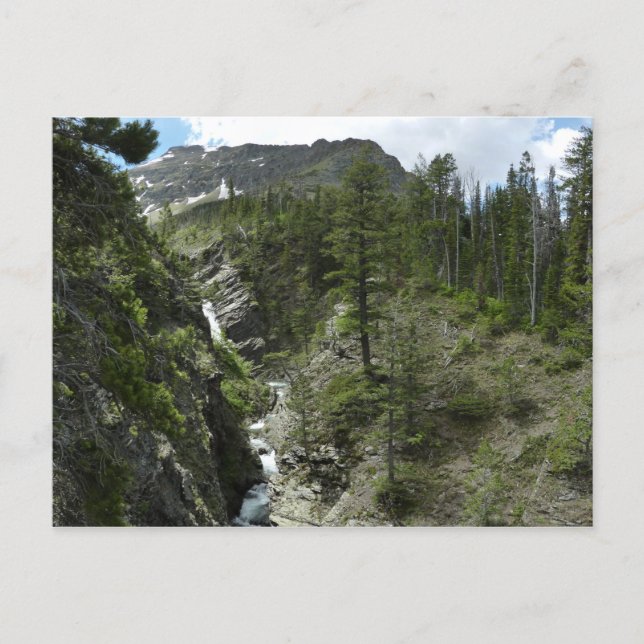Appistoki Falls and Peak Postcard (Front)