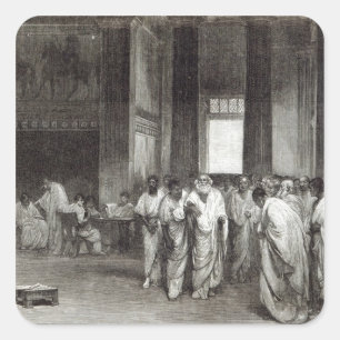 Appius Claudius Square Sticker