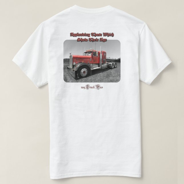 Applauding Their Age, Kenworth T-Shirt (Design Back)