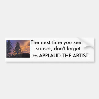 Applause Bumper Sticker