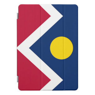 Apple 10.5" iPad Pro with flag of Denver, USA. iPad Pro Cover