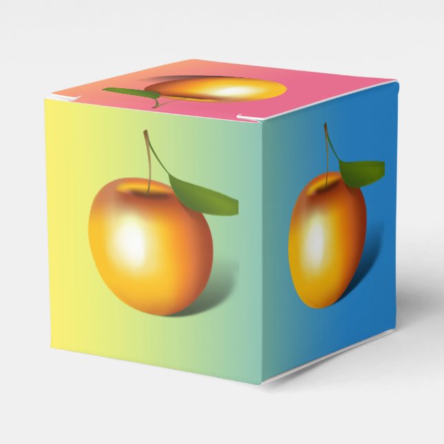 Apple 3-d favour box (Front Side)