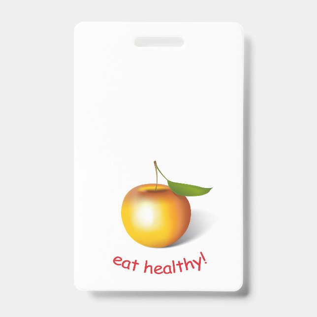 Apple 3-d ID badge (Front)