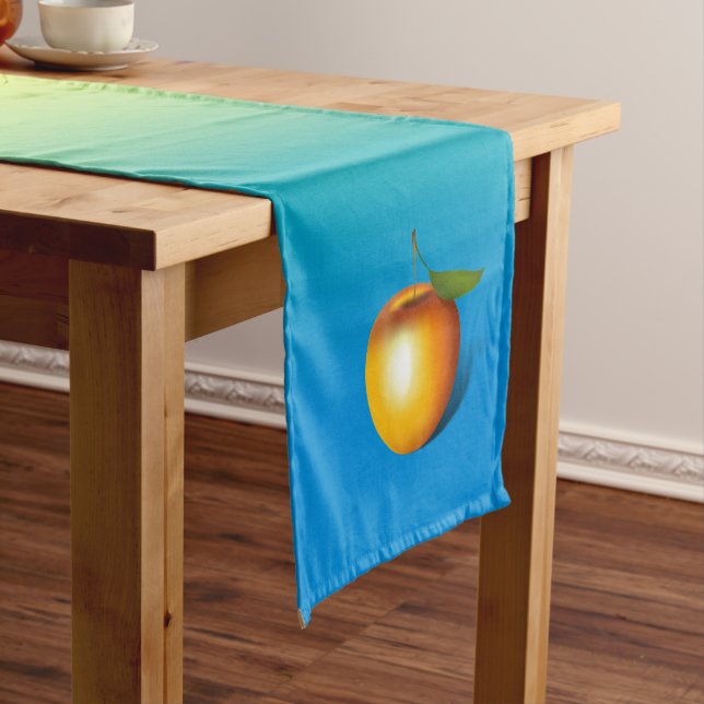Apple 3-d short table runner (In Situ)