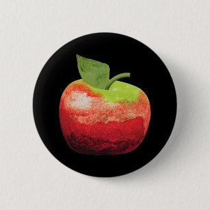 Apple 6 Cm Round Badge