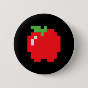 Apple 80s Video Game Halloween Group Costume 6 Cm Round Badge