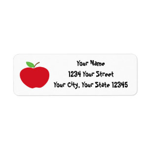 Apple Address Label Return Address Label
