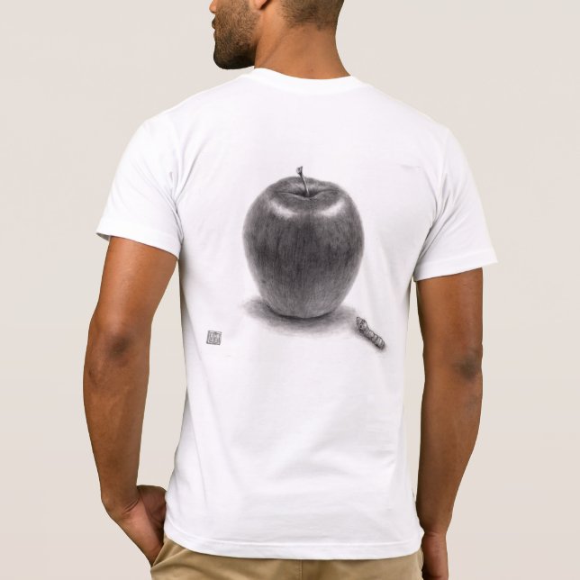 Apple and Caterpillar T-Shirt (Back)