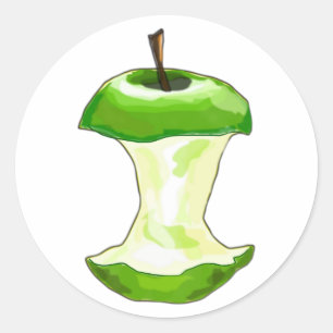 apple apple casing apple apple apple classic round sticker