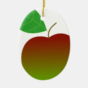 apple apples fruit food vine custom personalise ceramic ornament