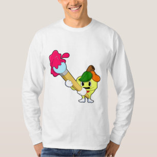 Apple as Painter with Paint brush T-Shirt