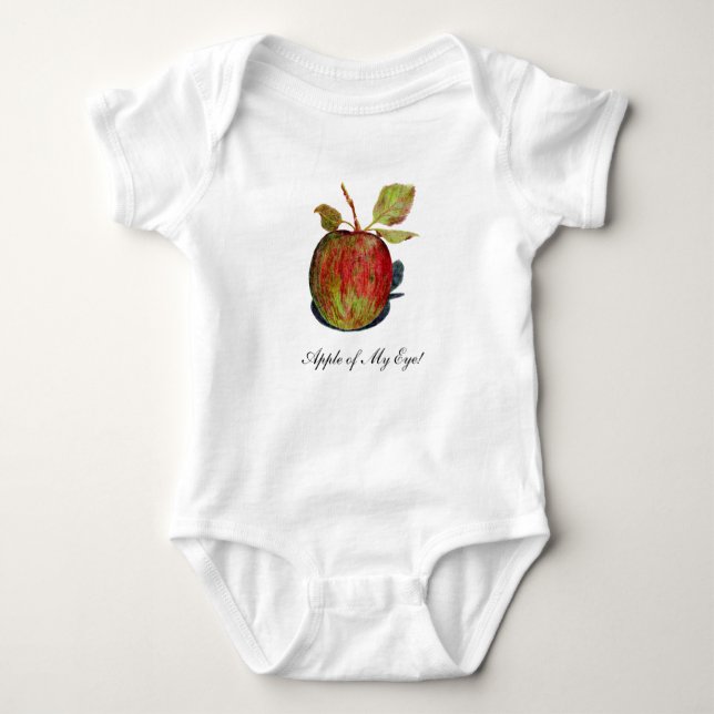 Apple Baby Bodysuit (Front)