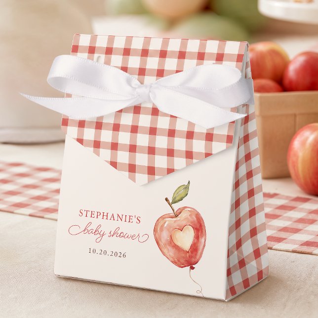 Apple Baby Shower Favour Box (Creator Uploaded)
