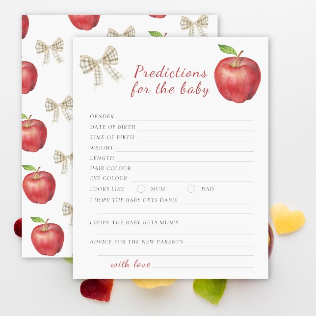 Apple baby shower Predictions and advice baby (Creator Uploaded)