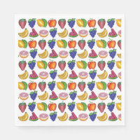 Apple Banana Lemon Lime Grapes Berry Fruit Salad