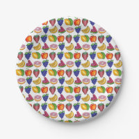 Apple Banana Lemon Lime Grapes Berry Fruit Salad