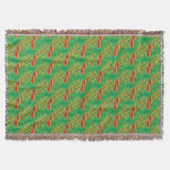 Apple Baskets II Throw Blanket (Front)