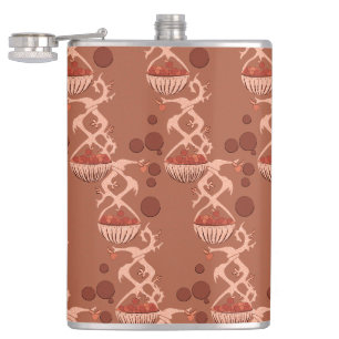 Apple Baskets III Hip Flask