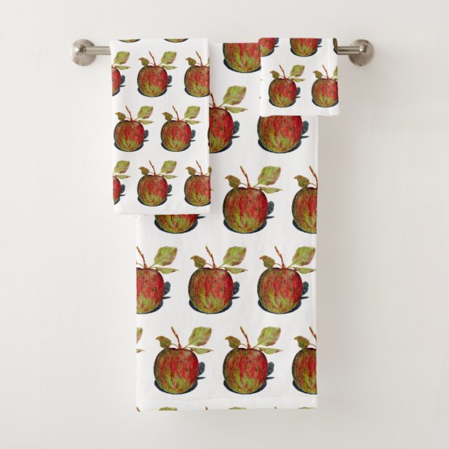 Apple Bath Towel Set (Insitu)