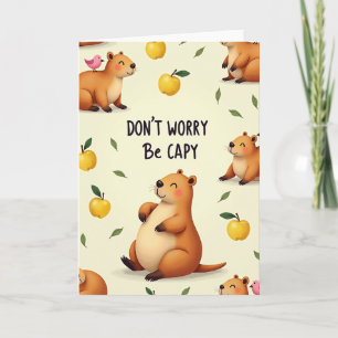 Apple Bird Birthday Card