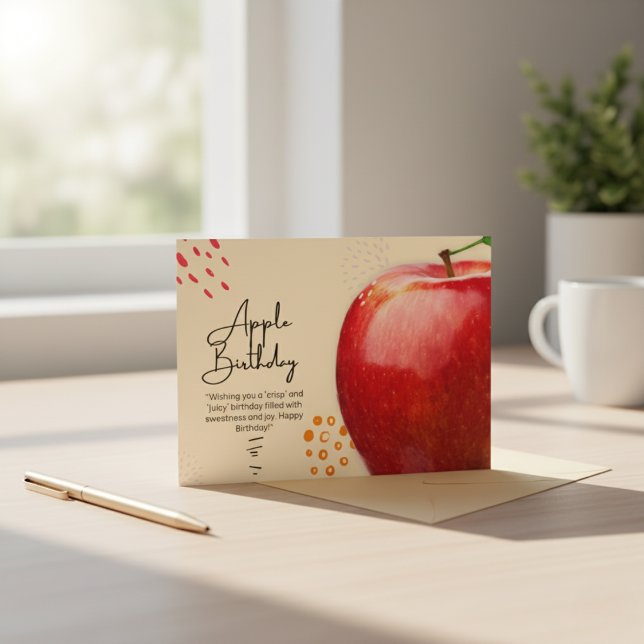 Apple Birthday Card (Apple Birthday Card)