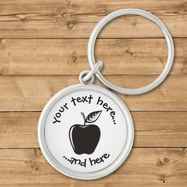 Apple Black Key Ring (Creator Uploaded)