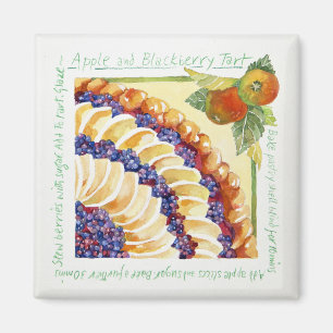 Apple blackberry tart 2014 magnet