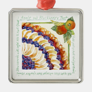 Apple blackberry tart 2014 metal tree decoration