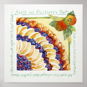 Apple blackberry tart 2014 poster