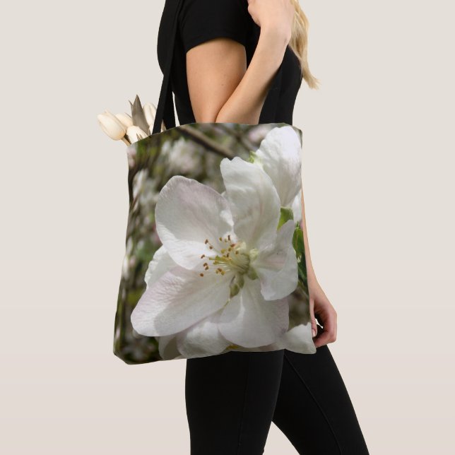 Apple Blossom All Over Print Bag (Close Up)