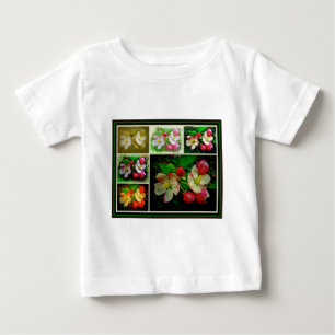 Apple Blossom Collage - Enhanced Digital Photo Baby T-Shirt