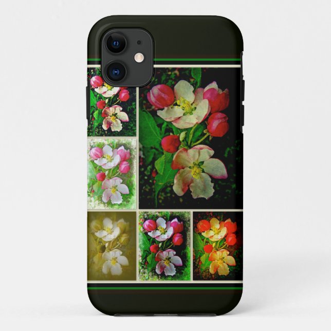 Apple Blossom Collage - Enhanced Digital Photo Case-Mate iPhone Case (Back)