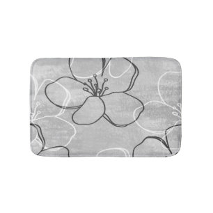Apple Blossom Dream: Abstract Ornament Bath Mat