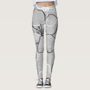 Apple Blossom Dream: Abstract Ornament Leggings