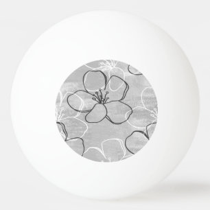 Apple Blossom Dream: Abstract Ornament Ping Pong Ball