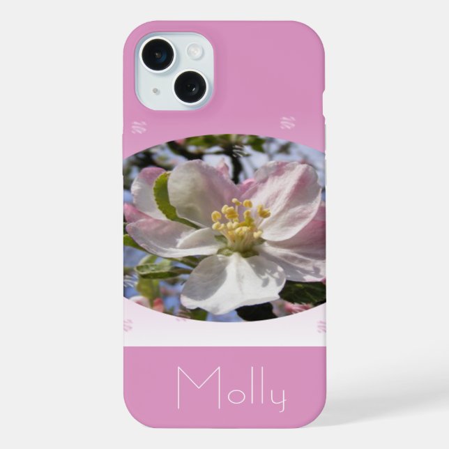 Apple Blossom Flower iPhone Case (Back)