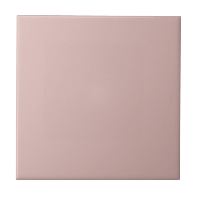 Apple Blossom Flower Pink Square Kitchen and Bath Ceramic Tile (Front)