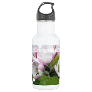 Apple blossom gift, for birthday, holiday, friends 532 ml water bottle