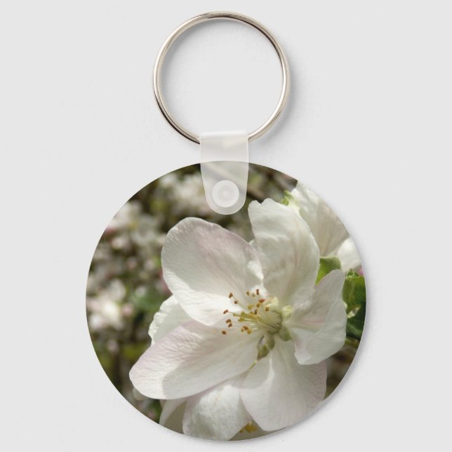 Apple Blossom Key Ring (Front)