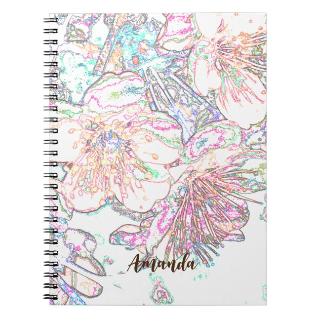 Apple blossom notebook (Front)