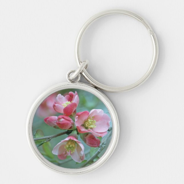 Apple Blossom #P0356 Keychain (Front)