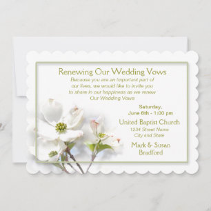 APPLE BLOSSOM RENEWING VOWS/WEDDING INVITATION