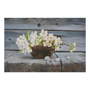 Apple Blossom Still Life – Original Fine Art Print