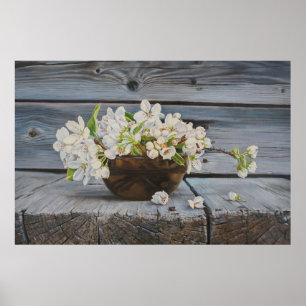 Apple Blossom Still Life – Original Fine Art Print