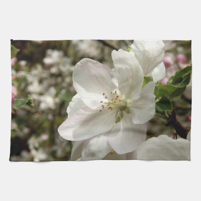 Apple Blossom Tea Towel (Horizontal)
