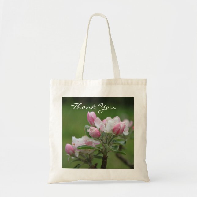 Apple blossom thank you bag (Front)